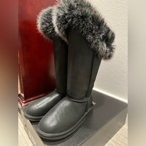 Foxy Tall Antiue Black Australia Luxe Collective Boots